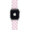 Pink and White Checkerboard Apple Watch Band 42-44mm