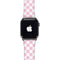 Pink and White Checkerboard Apple Watch Band 38-40mm