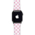 Pink and White Checkerboard Apple Watch Band 38-40mm