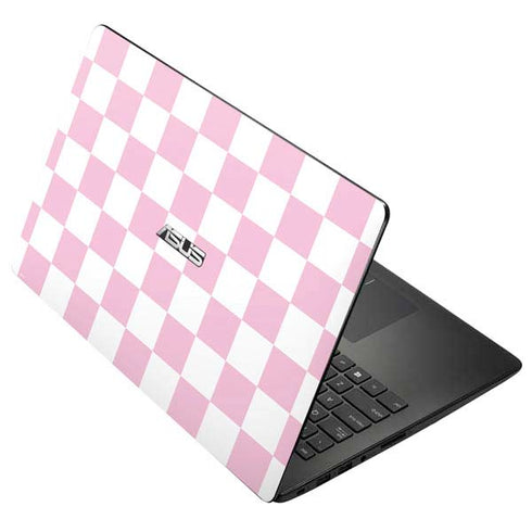 Pink and White Checkerboard Asus X502CA 15.6 Skin