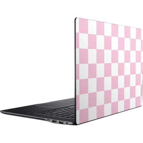 Pink and White Checkerboard Ativ Book 9 (15.6in 2014) Skin