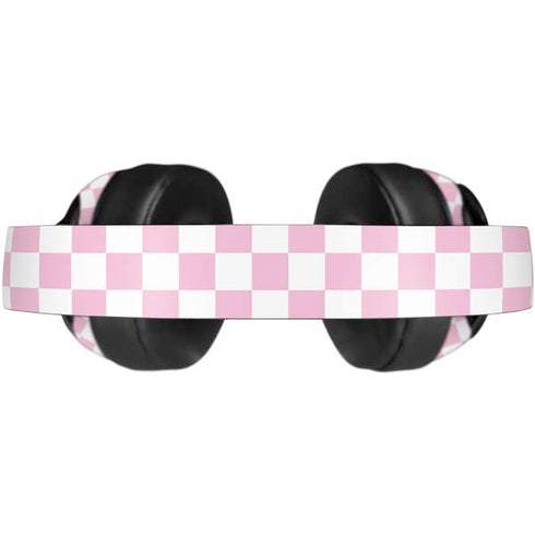 Pink and White Checkerboard Beats Solo Pro Skin