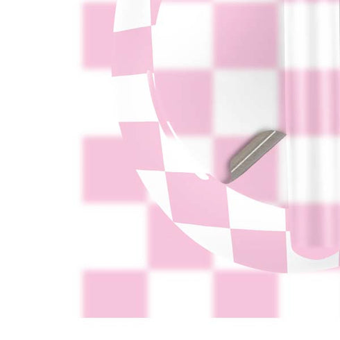 Pink and White Checkerboard Bose Noise Cancelling Headphones 700 Skin