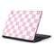 Pink and White Checkerboard Samsung Chromebook Skin