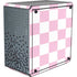 Pink and White Checkerboard Cooler Master MasterBox Q300L Mini Tower Skin