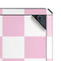Pink and White Checkerboard Cooler Master MasterBox Q300L Mini Tower Skin
