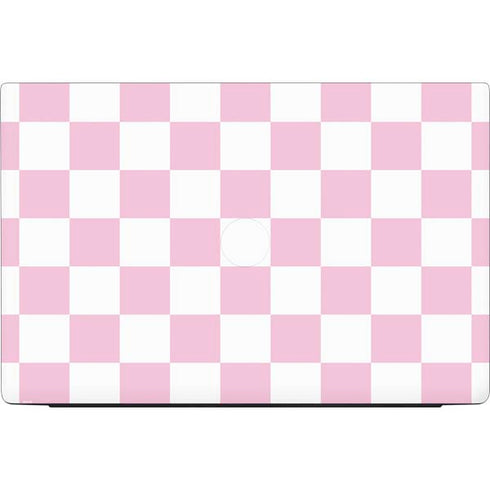 Pink and White Checkerboard Dell Vostro Skin