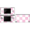 Pink and White Checkerboard DS Lite Skin