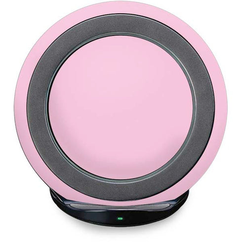 Pink and White Checkerboard Fast Charge Wireless Charging Stand Skin