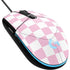 Pink and White Checkerboard G203 Prodigy RGB Wired Gaming Mouse Skin