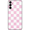 Pink and White Checkerboard Galaxy A14 5G Skin