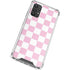 Pink and White Checkerboard Galaxy A32 5G Clear Case