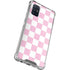 Pink and White Checkerboard Galaxy A51 5G Clear Case