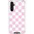 Pink and White Checkerboard Galaxy A54 5G Clear Case