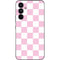 Pink and White Checkerboard Galaxy A54 5G Skin