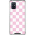 Pink and White Checkerboard Galaxy A71 5G Clear Case