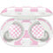 Pink and White Checkerboard Galaxy Buds Plus Skin