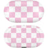 Pink and White Checkerboard Galaxy Buds Skin