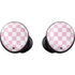 Pink and White Checkerboard Galaxy Buds Skin