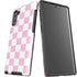 Pink and White Checkerboard Galaxy Note 10 Pro Case