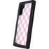 Pink and White Checkerboard Galaxy Note 10 Waterproof Case