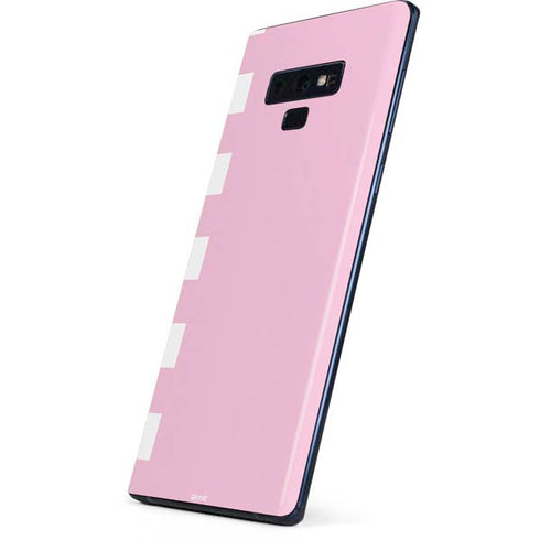 Pink and White Checkerboard Galaxy Note 9 Skin