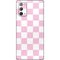 Pink and White Checkerboard Galaxy Note20 5G Skin