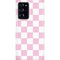Pink and White Checkerboard Galaxy Note20 Ultra 5G Lite Case