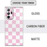 Pink and White Checkerboard Galaxy Note20 Ultra 5G Skin