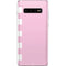 Pink and White Checkerboard Galaxy S10 Plus Skin