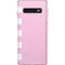 Pink and White Checkerboard Galaxy S10 Skin