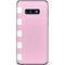 Pink and White Checkerboard Galaxy S10e Skin