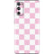 Pink and White Checkerboard Galaxy S20 Fan Edition Skin