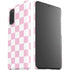 Pink and White Checkerboard Galaxy S20 Lite Case