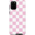Pink and White Checkerboard Galaxy S20 Plus Pro Case
