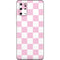 Pink and White Checkerboard Galaxy S20 Plus Skin