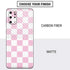 Pink and White Checkerboard Galaxy S20 Plus Skin