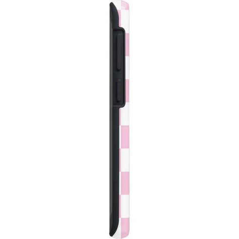 Pink and White Checkerboard Galaxy S20 Pro Case