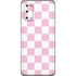 Pink and White Checkerboard Galaxy S20 Skin
