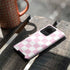 Pink and White Checkerboard Galaxy S20 Ultra 5G Pro Case