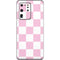 Pink and White Checkerboard Galaxy S20 Ultra 5G Skin