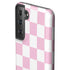 Pink and White Checkerboard Galaxy S21 Plus 5G Pro Case