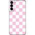 Pink and White Checkerboard Galaxy S22 Plus Skin