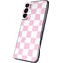 Pink and White Checkerboard Galaxy S22 Plus Skin