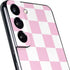 Pink and White Checkerboard Galaxy S22 Plus Skin