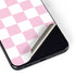Pink and White Checkerboard Galaxy S22 Plus Skin