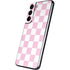 Pink and White Checkerboard Galaxy S22 Skin