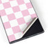 Pink and White Checkerboard Galaxy S22 Ultra Skin
