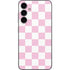 Pink and White Checkerboard Galaxy S23 FE Skin