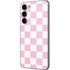Pink and White Checkerboard Galaxy S23 Plus Skin